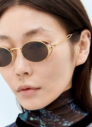Jean Paul Gaultier The 55-3175 Sunglasses Gold jpg0358002