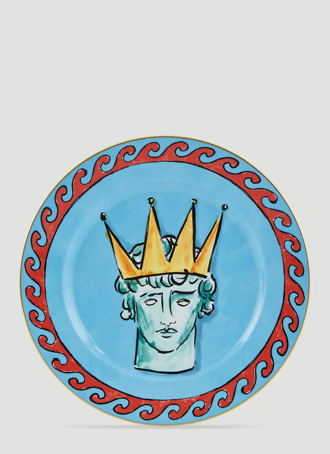 Ginori 1735 Set of Two Il Viaggio di Nettuno Dinner Plate Red wps0644472