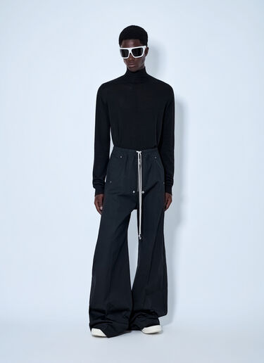 Rick Owens Wide Bela Pants Black ric0165044