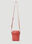 Jil Sander Small Lid Crossbody Bag Red jil0153021