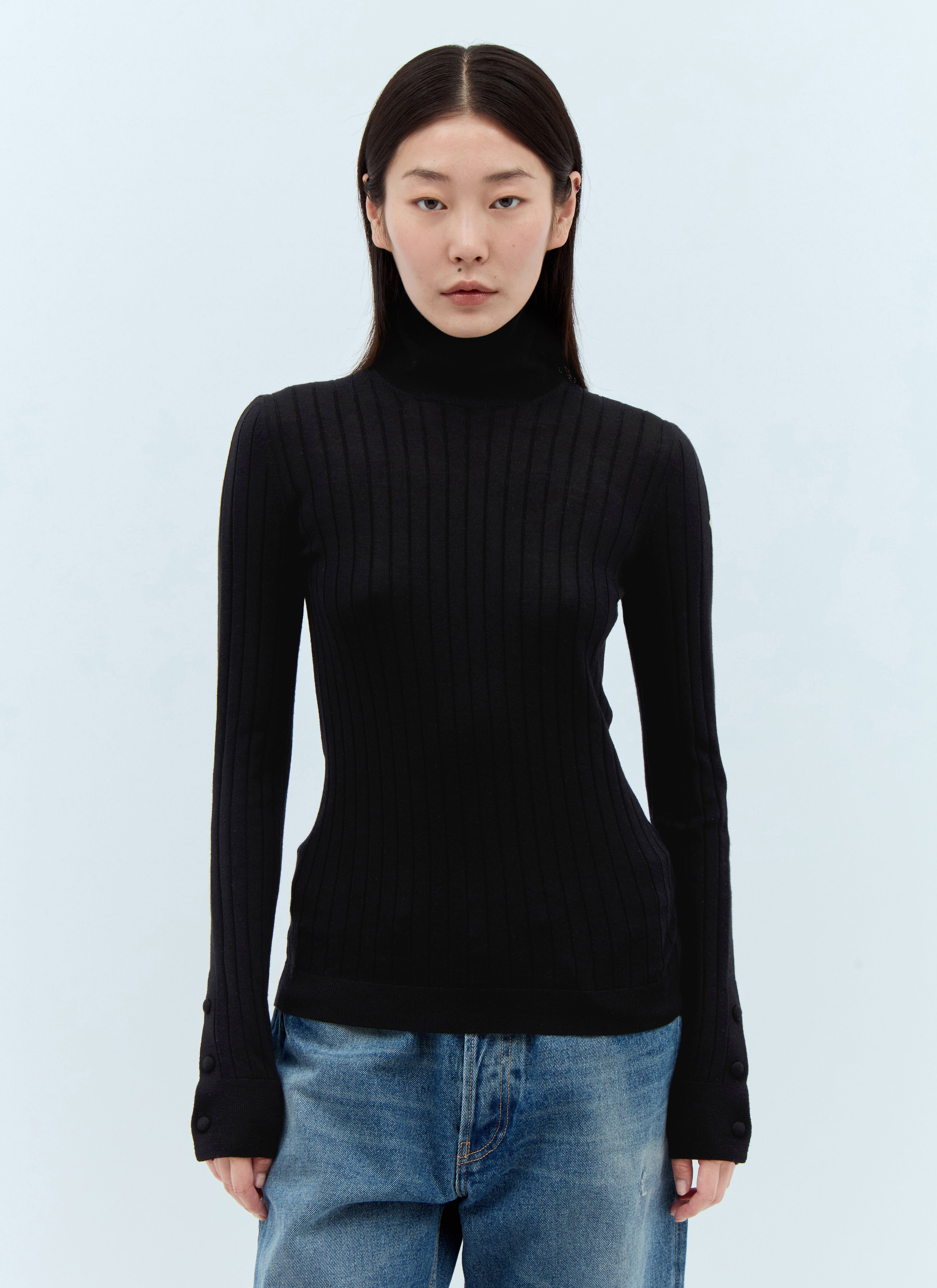 季節のおすすめ商品 レディース Moncler ウール＆カシミアセーター LN-CC® | ブラック の トップス