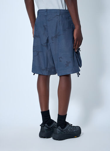 Stone Island Ripstop Cargo Shorts Blue sto0164094