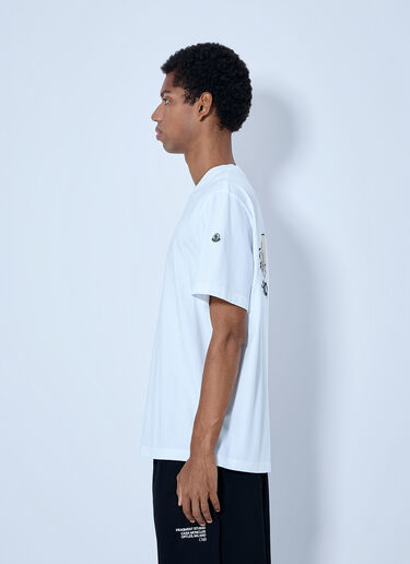 LN-CC® - Moncler x FRGMT Hiroshi Fujiwara: Logo Motif T-Shirt - White Moncler x FRGMT Hiroshi Fujiwara Logo Motif T-Shirt White mfr0166007