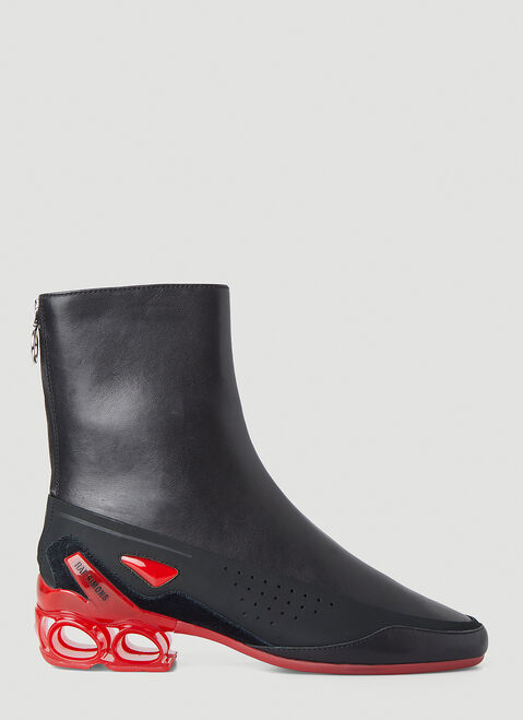Raf Simons x Fred Perry Cycloid High Boots Black rsf0152002