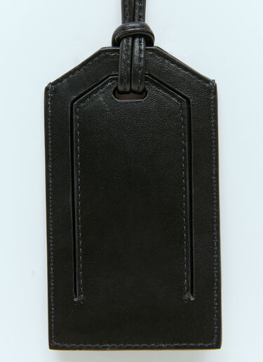 Bottega Veneta Intrecciato Tag Holder Black bov0256023