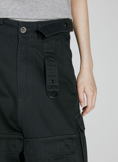 VETEMENTS 阔腿工装裤  黑色 vet0254004