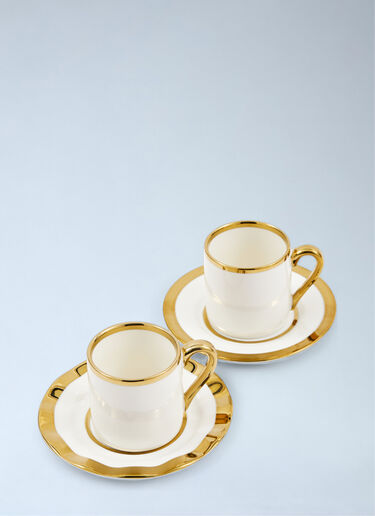 POLSPOTTEN Porcelain Espresso Cup Set White wps0691997