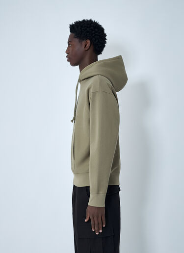Stüssy Logo Motif Hooded Sweatshirt Olive sts0162025