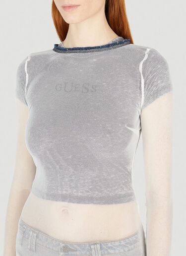 Guess USA Tulled Flared Dress White gue0252006