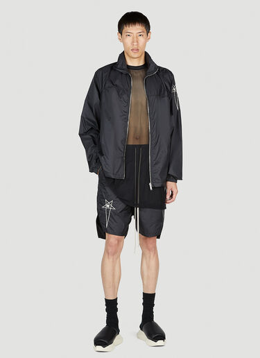 Rick Owens x Champion Beveled Pods Shorts Black roc0153007