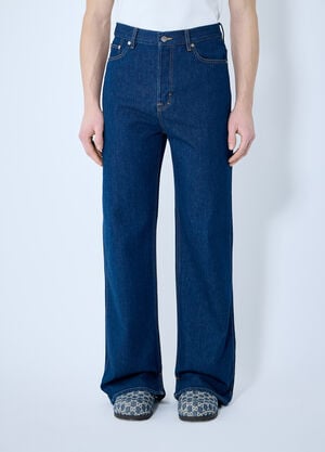 Bottega Veneta Denim Jeans With Embroidery Light Blue bov0159005