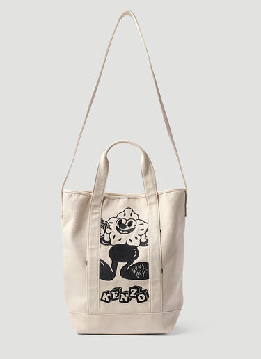 Kenzo Boke Boy Tote Bag Cream knz0152039