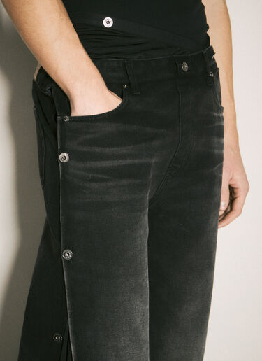 Y/Project Collapsed Waist Jeans Black ypr0358016