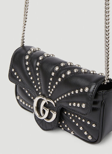 Gucci GG Marmont Super Mini Shoulder Bag Black guc0251267