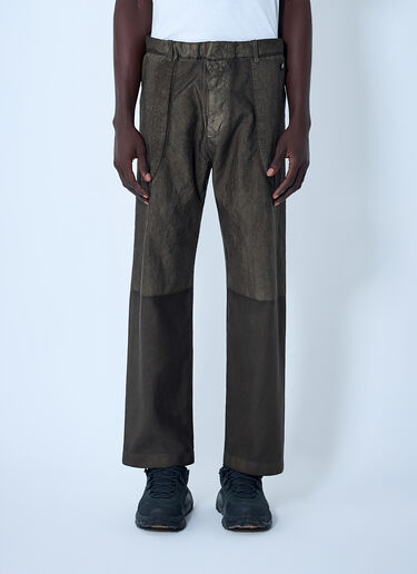 Garmet-Dyed Pants Massimo Osti Studio Garmet-Dyed Pants Olive mso0162008