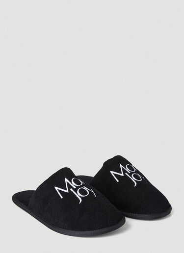 More Joy Logo Slippers Black mjy0347037