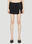 Jacquemus Heart Button Mini Skirt Brown jac0251013
