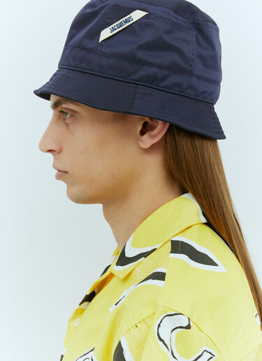 Jacquemus 르 밥 오발리 버킷 햇 네이비 jac0156021