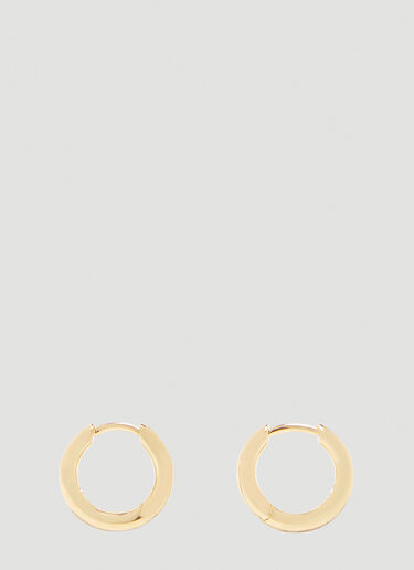 Tom Wood Classic Hoop Earrings Gold tmw0240004