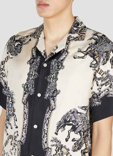 Gucci Printed Silk Shirt Cream guc0152071