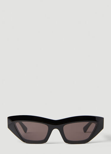 Bottega Veneta Angle 猫眼形太阳镜 黑色 bov0251136