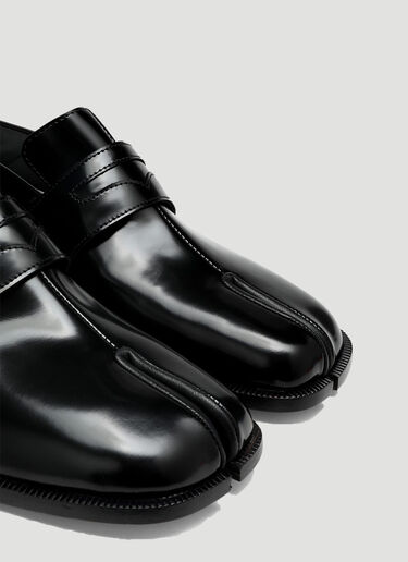 Maison Margiela Tabi Leather Loafers Black mla0240022