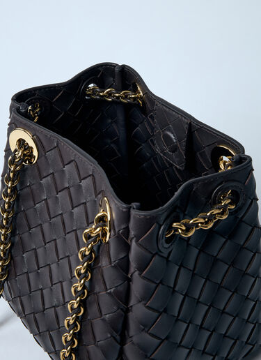 Bottega Veneta 스몰 패러슈트 체인 숄더백 브라운 bov0259048