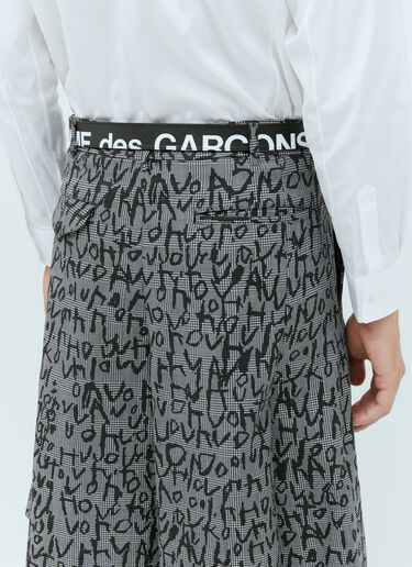 Comme des Garçons Wallet Huge Logo Belt Black cdw0354007