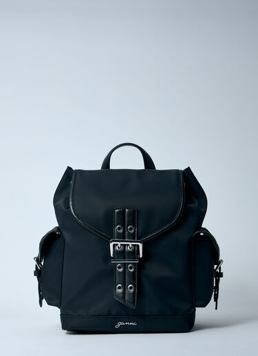 GANNI Small Bucky Backpack Black gan0260027