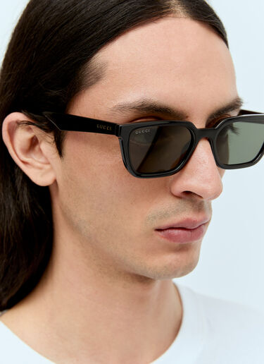 Rectangular Frame Sunglasses Gucci Rectangular Frame Sunglasses Black gus0156002
