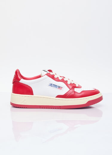 Autry Medalist Low Top Sneakers Red aut0256003