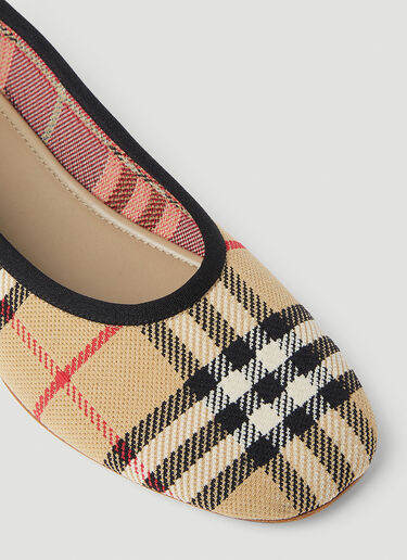 Burberry Vintage Check Ballerina Flats Beige bur0253040