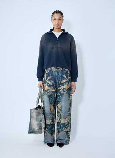 Acne Studios 徽标运动衫  藏蓝色 acn0260006