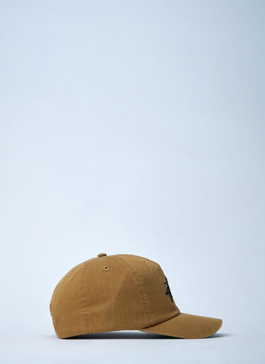 Stüssy Logo Motif Baseball Cap Brown sts0161015