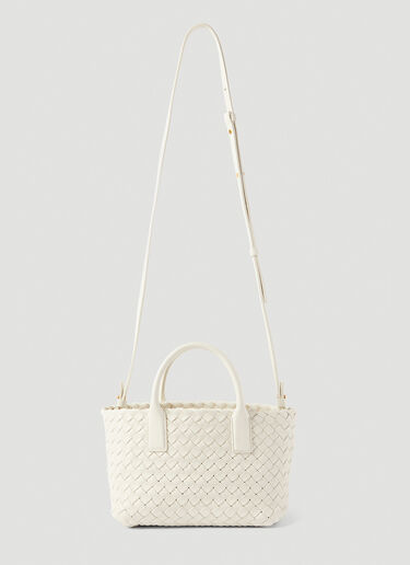 Bottega Veneta Cabat Mini Tote Bag White bov0251016