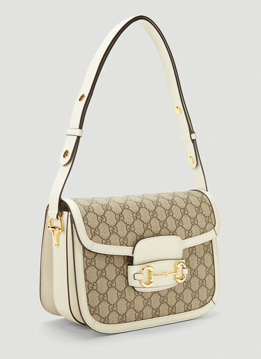 Gucci Horsebit 1955 Small Shoulder Bag White guc0241129