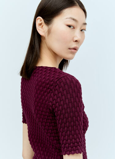 Dries Van Noten Tingle Top Burgundy dvn0256035