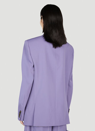 Stella McCartney Oversized Double Breasted Jacket Purple stm0253004