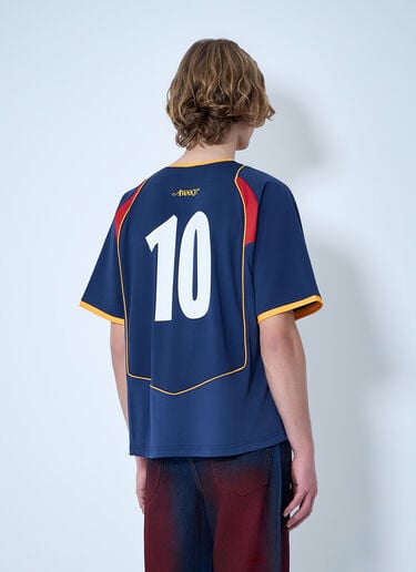 Awake NY Unisphere Warm Up T-Shirt Blue awk0164009