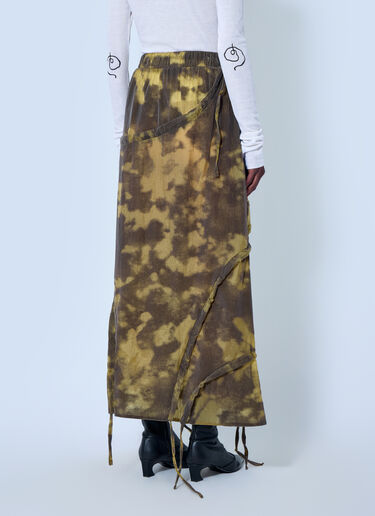 LUEDER Vortex Ruched Skirt Khaki ldr0266003