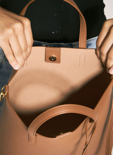 Saint Laurent Shopping Toy Tote Bag Brown sla0257116