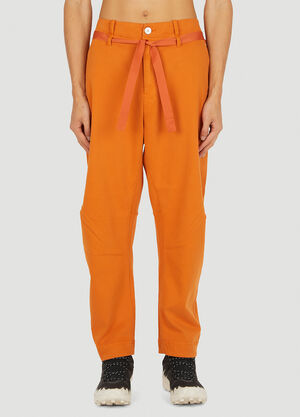 Stone Island Shadow Project Relaxed Chino Pants Orange shd0150024