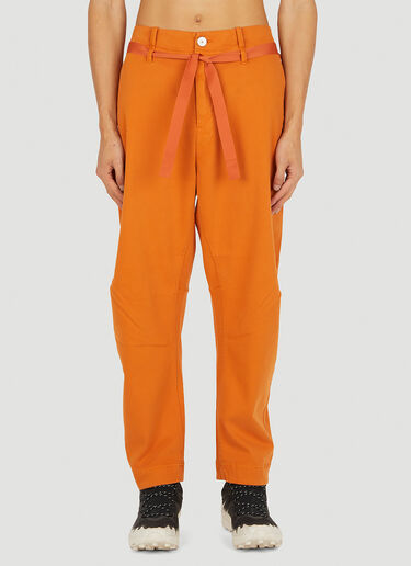 Stone Island Shadow Project Relaxed Chino Pants Orange shd0150024