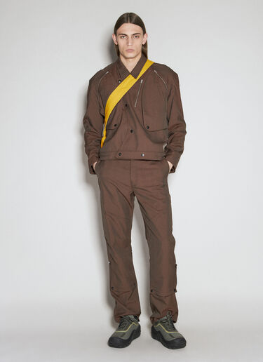 Kiko Kostadinov Tonino Utility Jacket Brown kko0156004