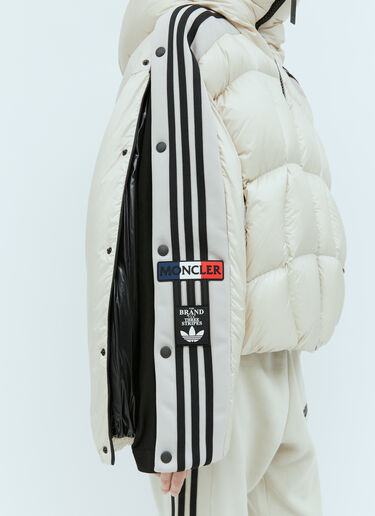 Moncler x adidas Originals Funise Short Down Jacket Cream mad0254001