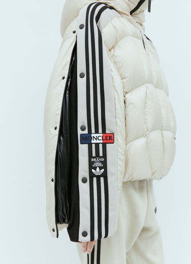 Moncler x adidas Originals Funise ショートダウンジャケット ホワイト mad0254001