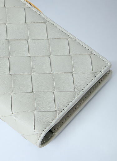 LN-CC® - Bottega Veneta: Intrecciato Small Bi-Fold Wallet - White Bottega Veneta Intrecciato Small Bi-Fold Wallet White bov0266027
