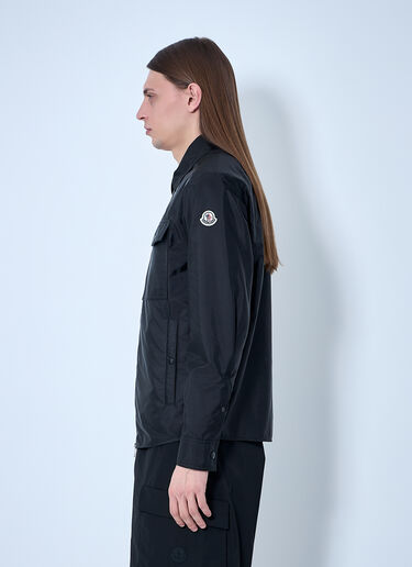 Moncler Zip-Up Shirt Black mon0160016