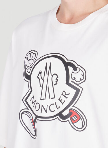 Moncler Graphic Print T-Shirt White mon0152024