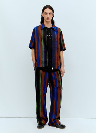 Song for the Mute Zip-Up Box Shirt Multicolour sfm0156004